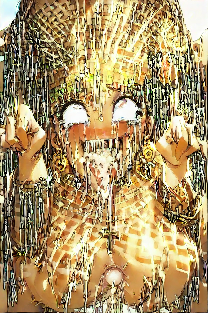 Smiling Ahegao, Albedo From Overlord, Cum Spewing From Ass AI Porn