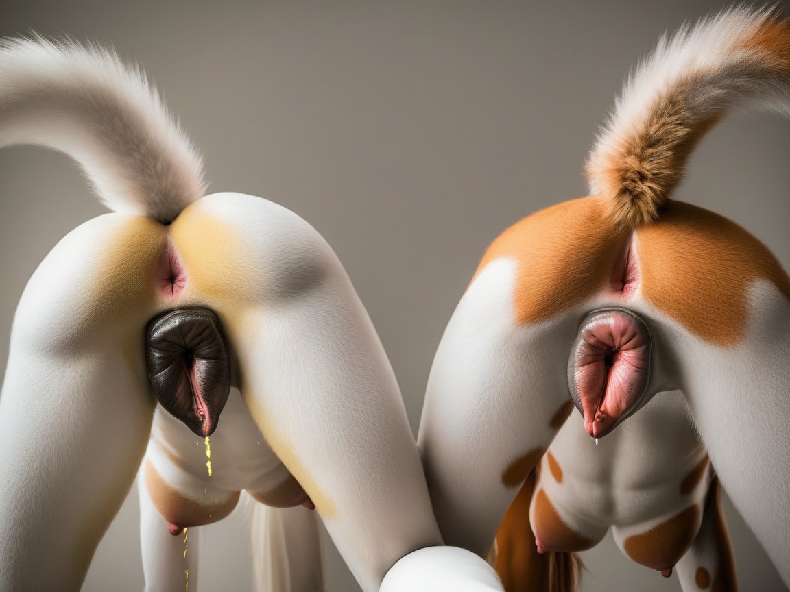 Wet Pussy, Bending Over, Open Pussy Furry AI Porn
