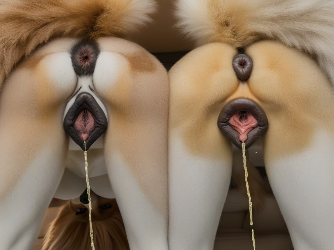 Gaping Pussy, Oversized Pussy, Bending Over Furry AI Porn