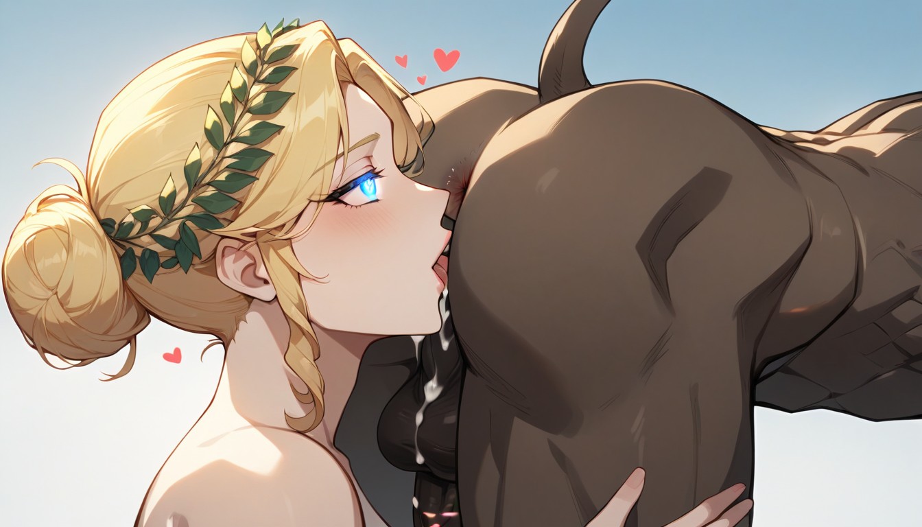Blonde Hair, Accurate Anatomy, Blue Eyes AI Porn