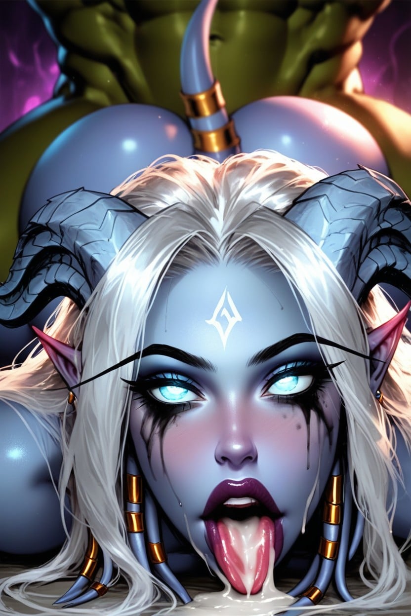 Bimbo, Naked, Detailed Face AI Porn