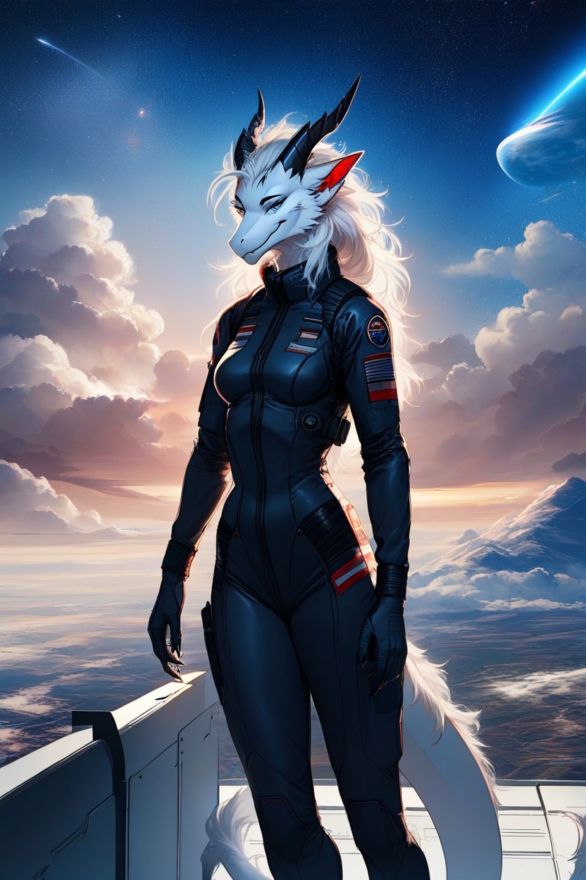 Cinematic, Paws, White Fur Furry AI Porn