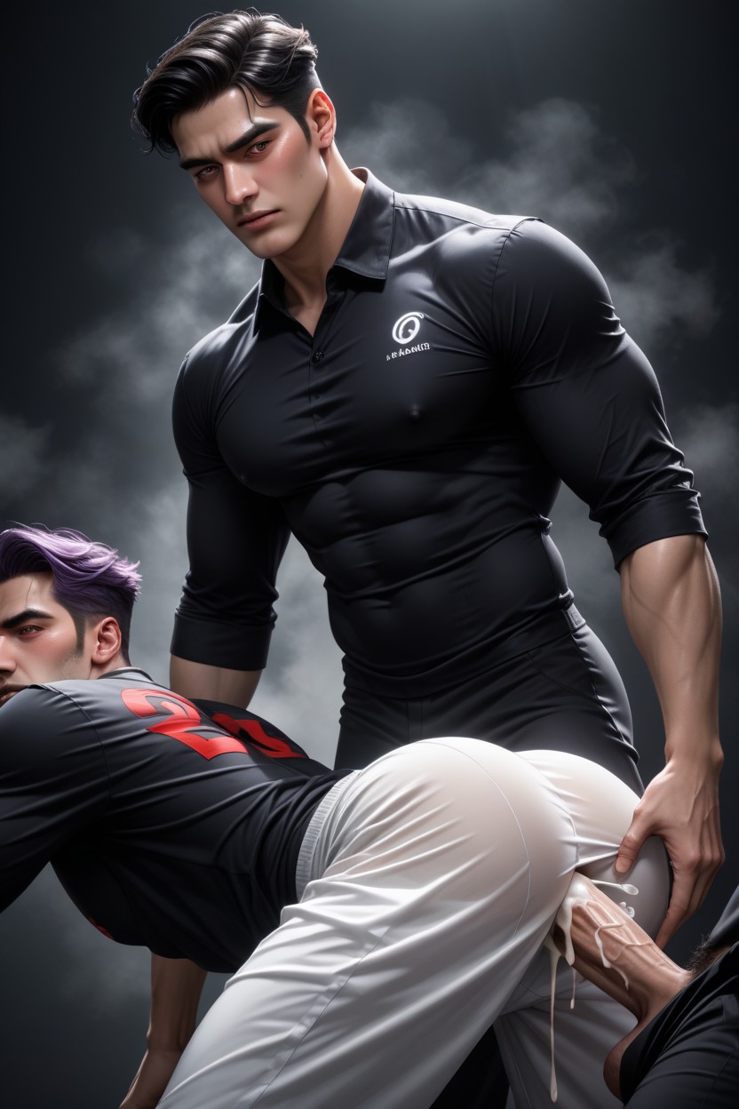 +, From Behind, Psychological Surreal Horror Porno IA Gay