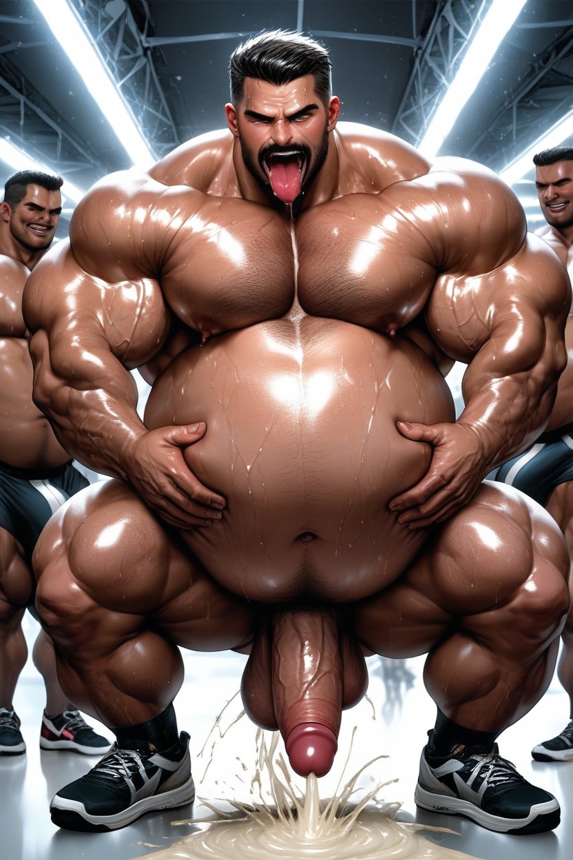 Drool, Harem, Covered In Piss AI Gay Porn