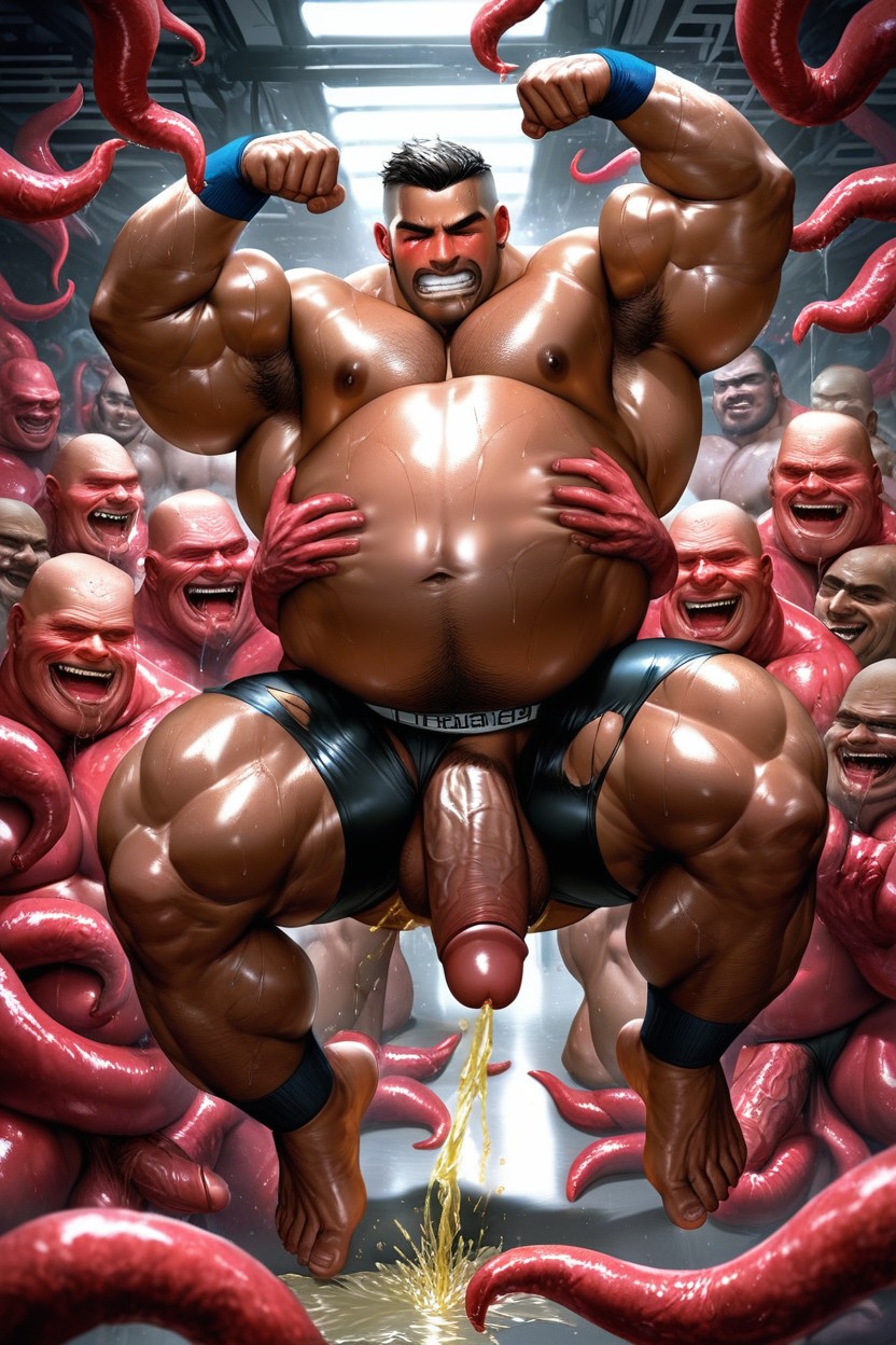 Wet, Being Fucked By Man, Clenched Teeth AI Gay Porn