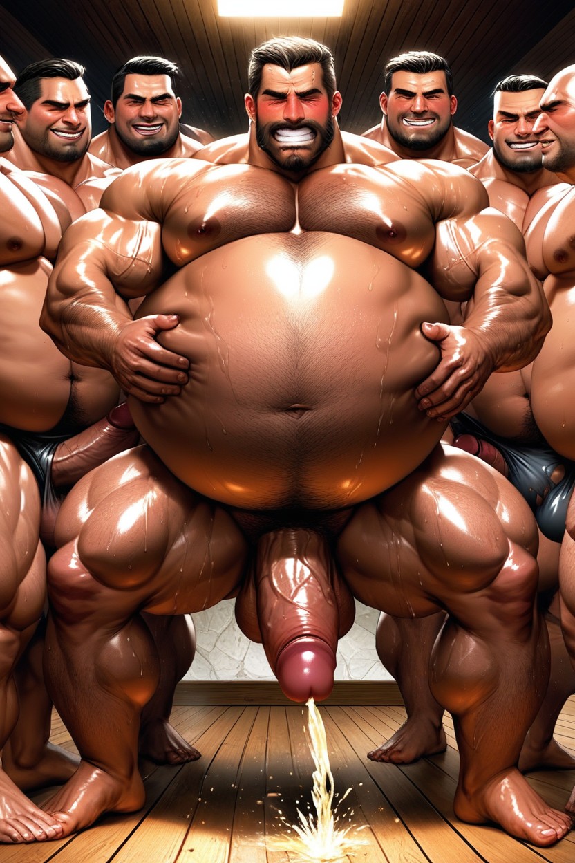 Drool, 18+, Sauna AI Gay Porn