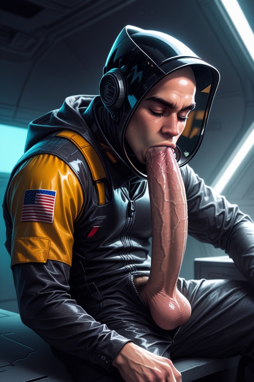 Pubic Hair, Deepthroat, 1 Person AI Gay Porn