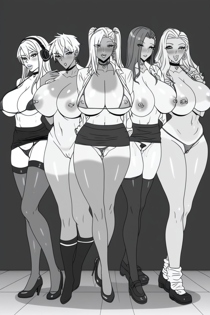 ムラムラ, 開いた服, パンティを脱ぐ AIポルノ