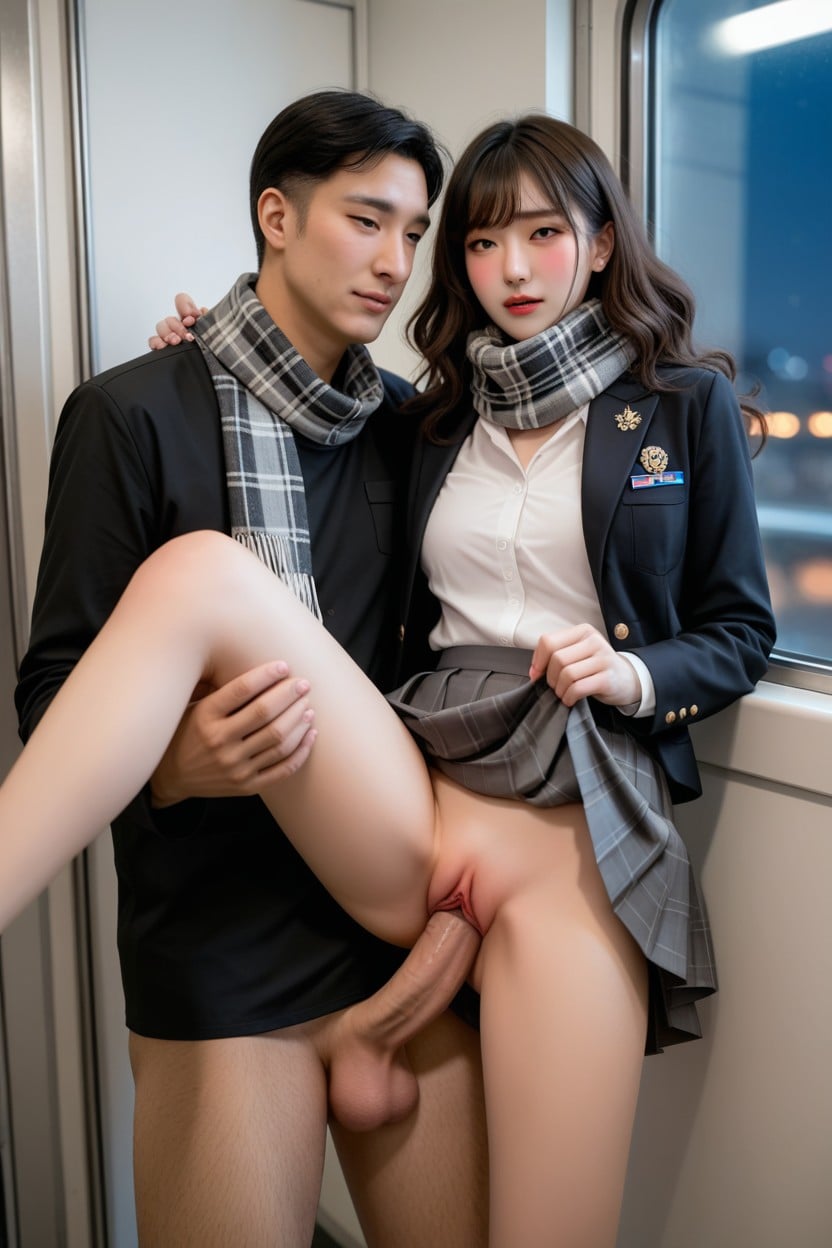 Brokeh, Maigre, Lifting Skirt Porno IA Asiatique