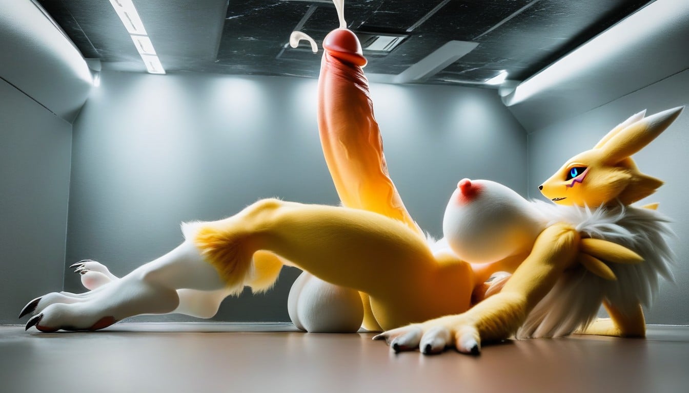 Hyper Sized Testicles, Futanari, Fur Furry AI Porn