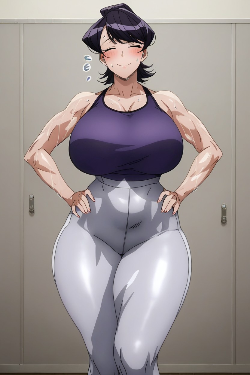 Perverted Smile, Sweaty, Front View Hentai AI Porn