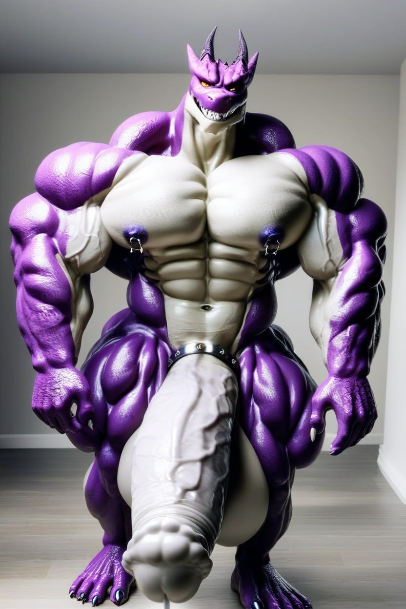 Homungous Cock, Muscle Bigger Than House, Extreme Cum Furry AI Porn