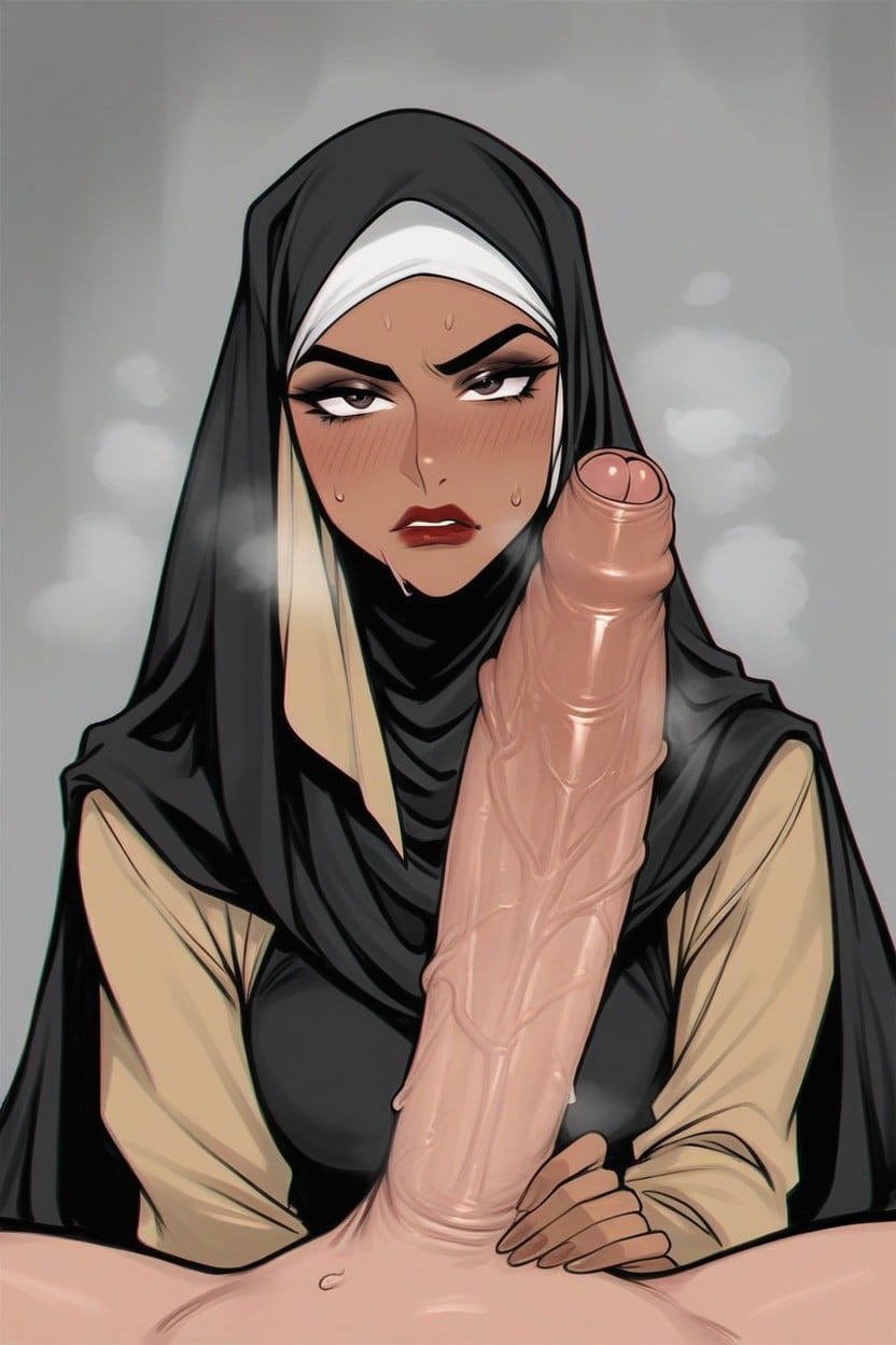 Pov, Sweat, Hijabi Hentai AI Porn