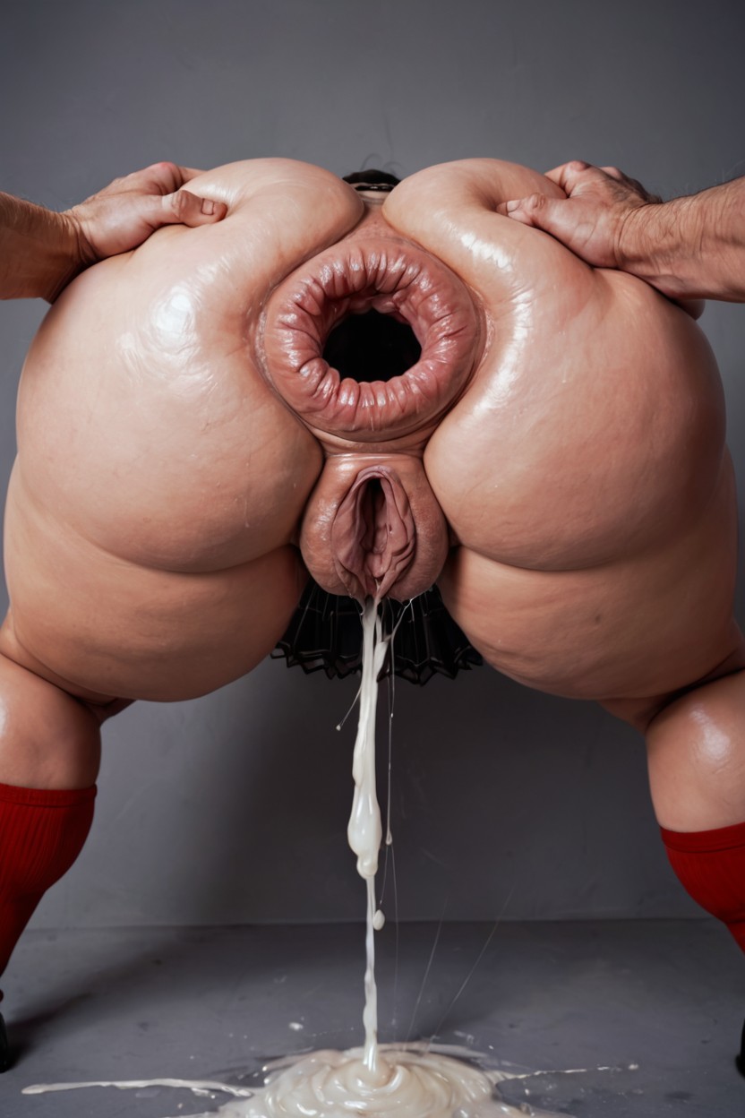 Large Anus Area, Big Pussy Gaping Size, Orgasm BBW AI Porn