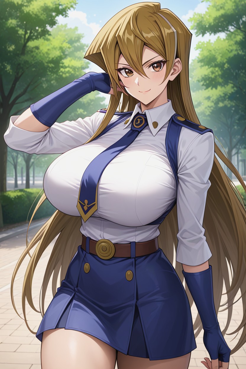 Serious, Long Hair, Straight Hair Hentai AI Porn