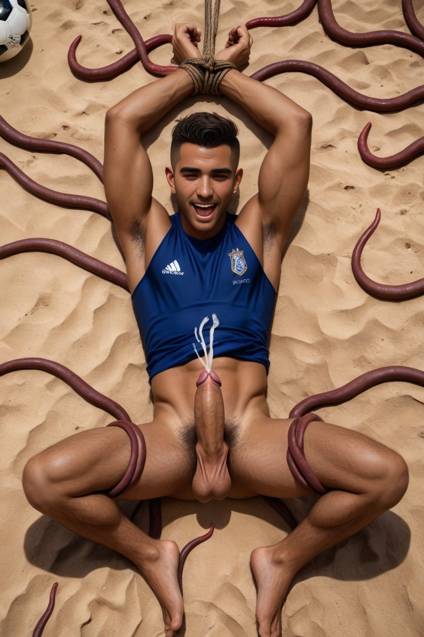 Tentacles On Armpits, Wide Angle, Restrained By Tentacles AI Gay Porn