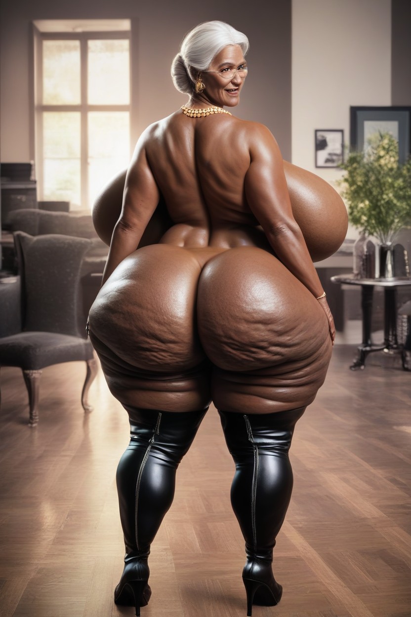 Super Thick Thighs, Gigantic Thighs, Extremely Thick Hips AI Porn