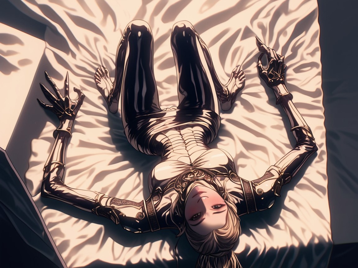 Ultra Pale Skin, Perfect Heart Shaped Ass, バストショット AIポルノ