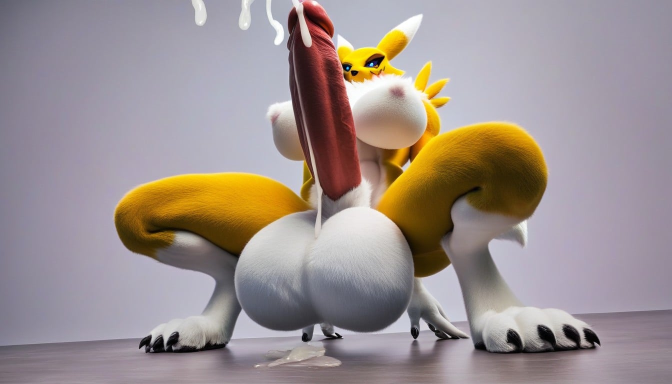 Looking Down, Cumming, Cock Over Viewer Furry AI Porn