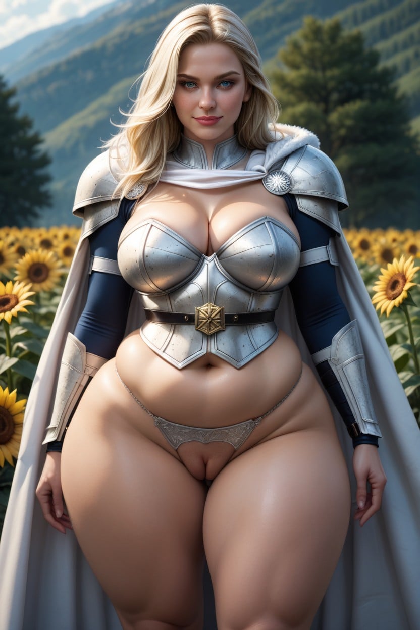 Freckles, Armour, Soft Shadow AI Porn