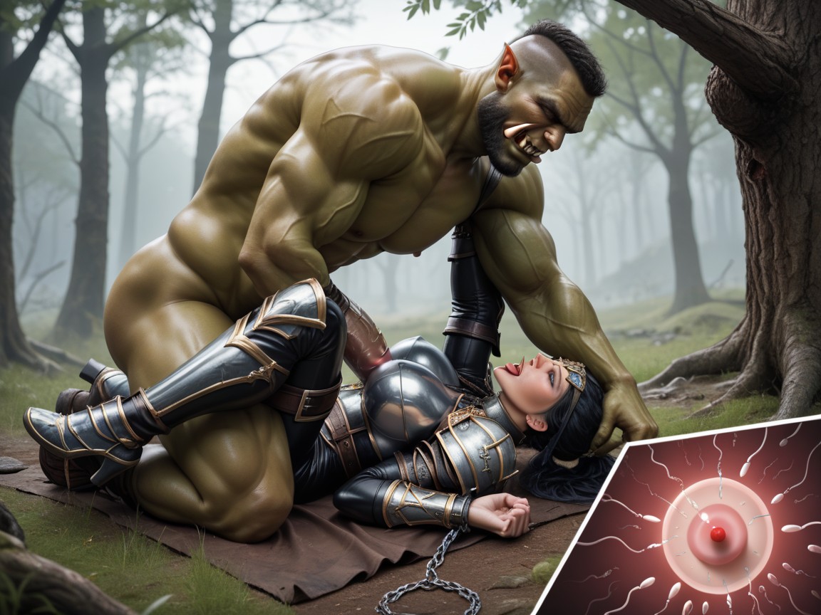 Massive Ass, Latex, Defeated Human Hentai AI Porn