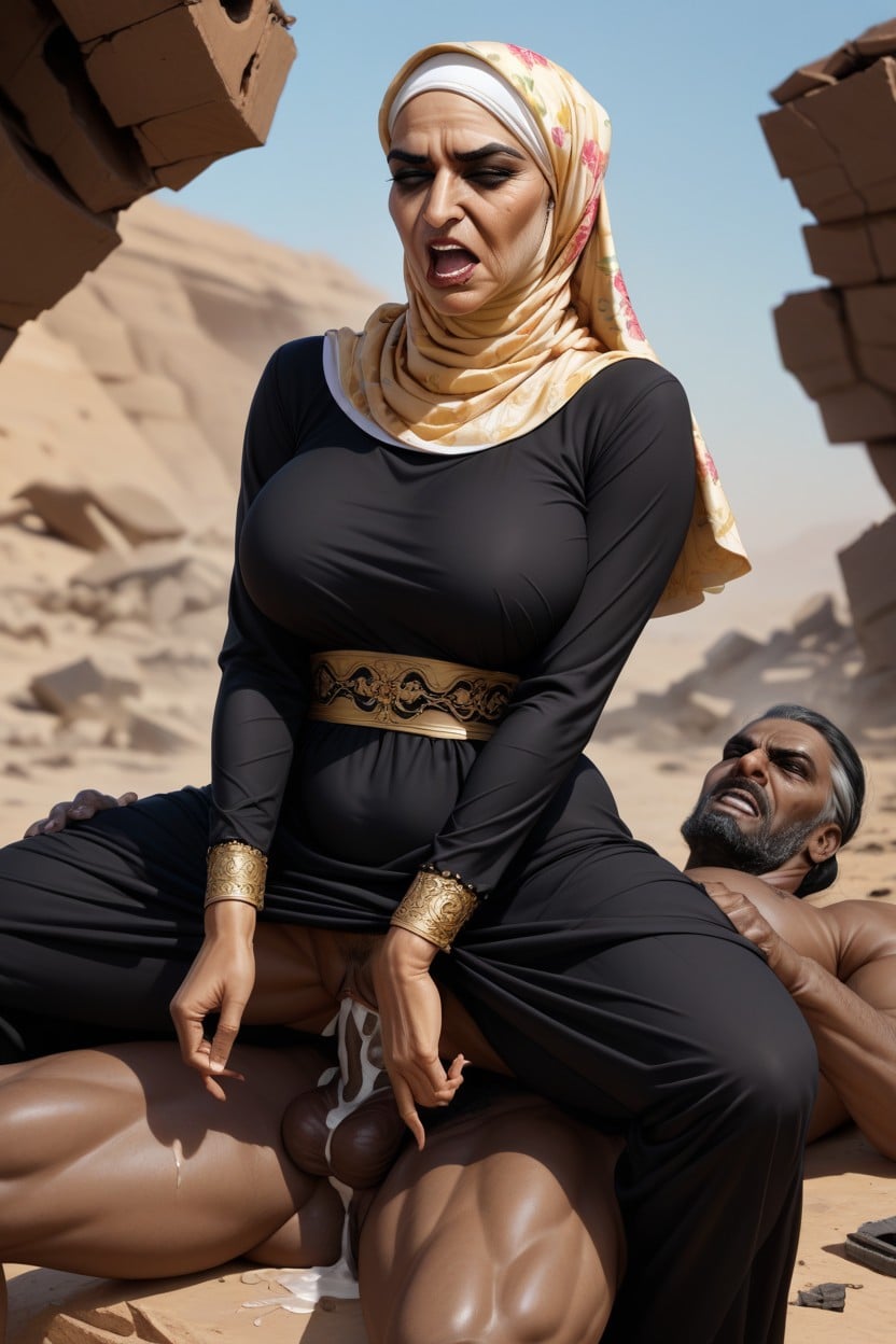 60+, Creampie, War Zone Gaza AI Porn
