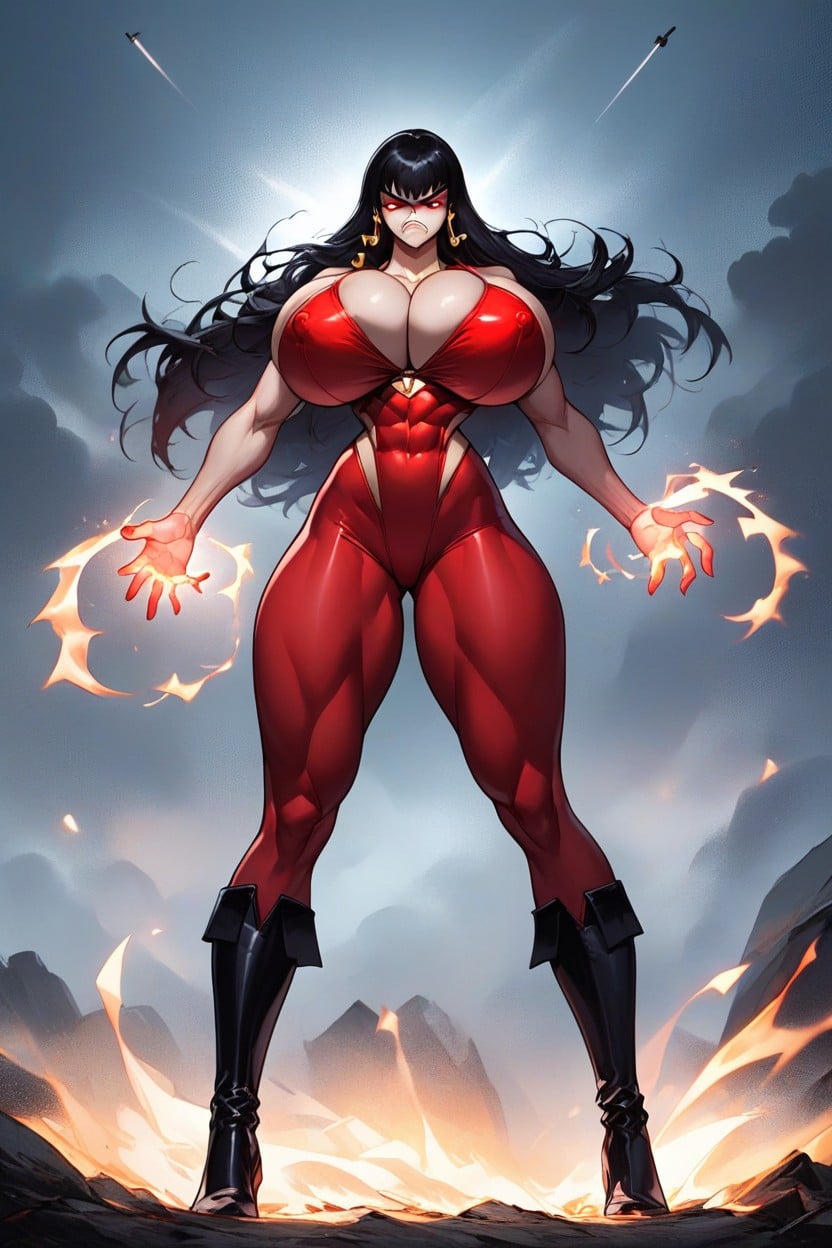 Vampirella Comics, Bangs, Fit Body AI Porn