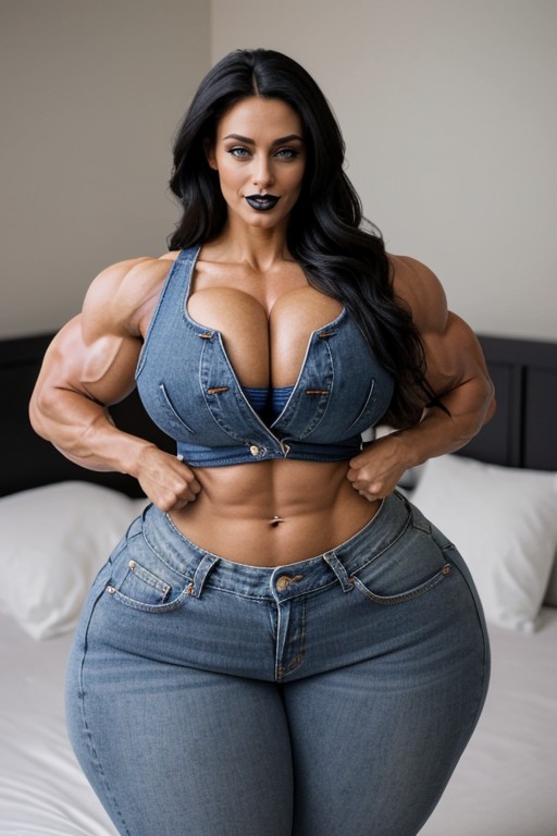 Fully Clothed, 18+, Blue Eyes AI Porn