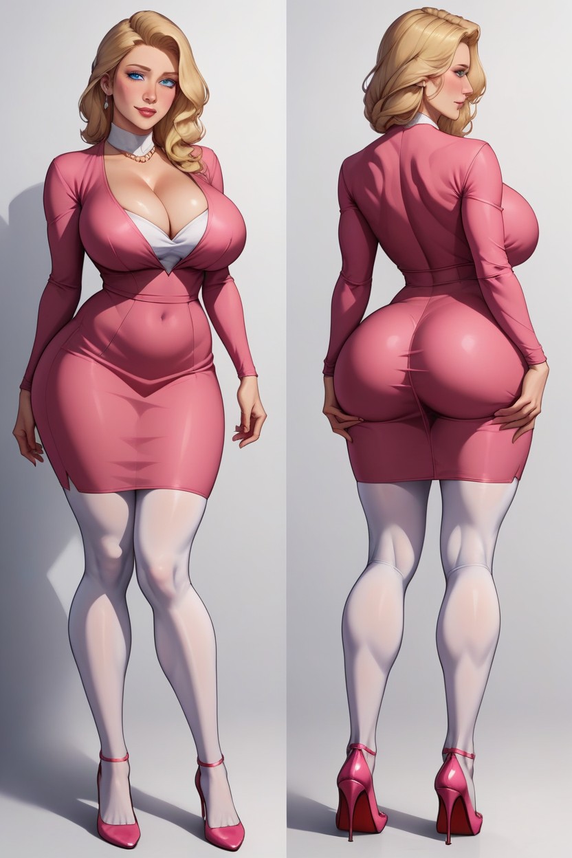 Big Butt, Full Body, Form Fitting Clothes Hentai AI Porn