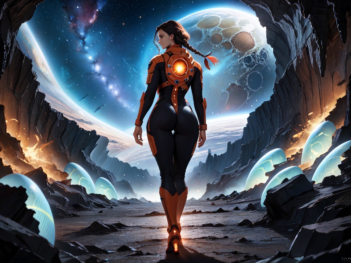Night, Full Body, Nebula Hentai AI Porn