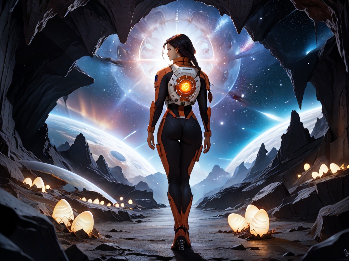 Cosmic Clouds, Dimly Lit, Break Hentai AI Porn