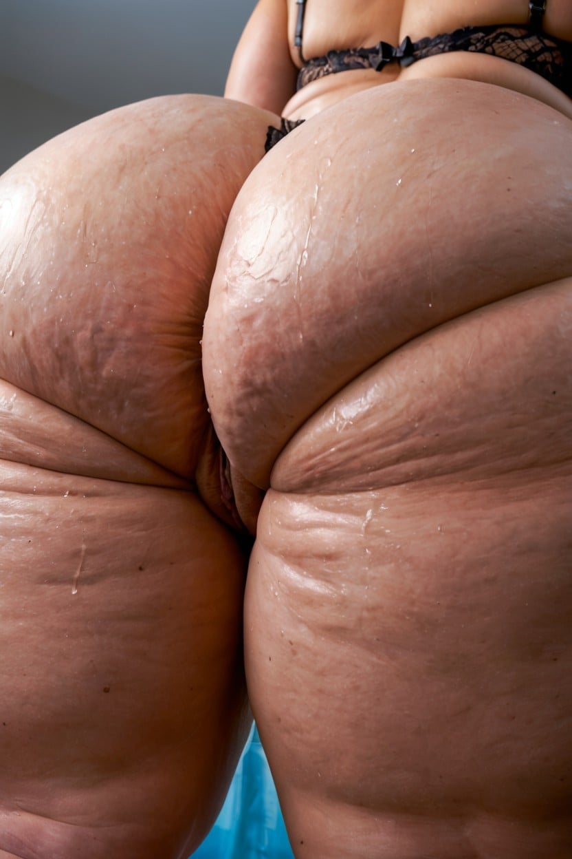 Thick Calves, Butt Implants, Oiled Skin Porno BBW IA