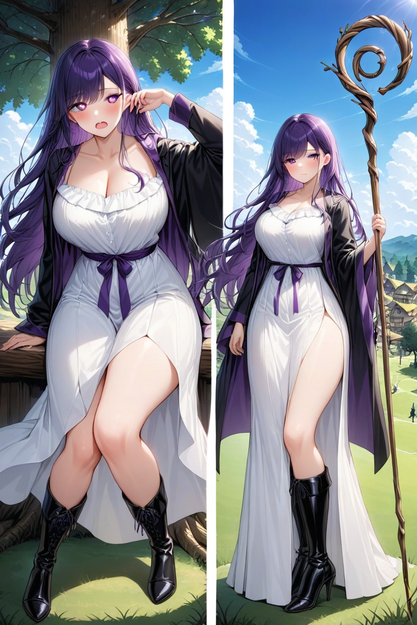 Himecut, Round Face, Long Side Locks Hentai AI Porn