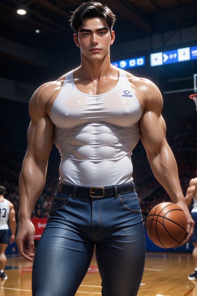 Lean Toned Body, Athletic, Strong Arms AI Gay Porn