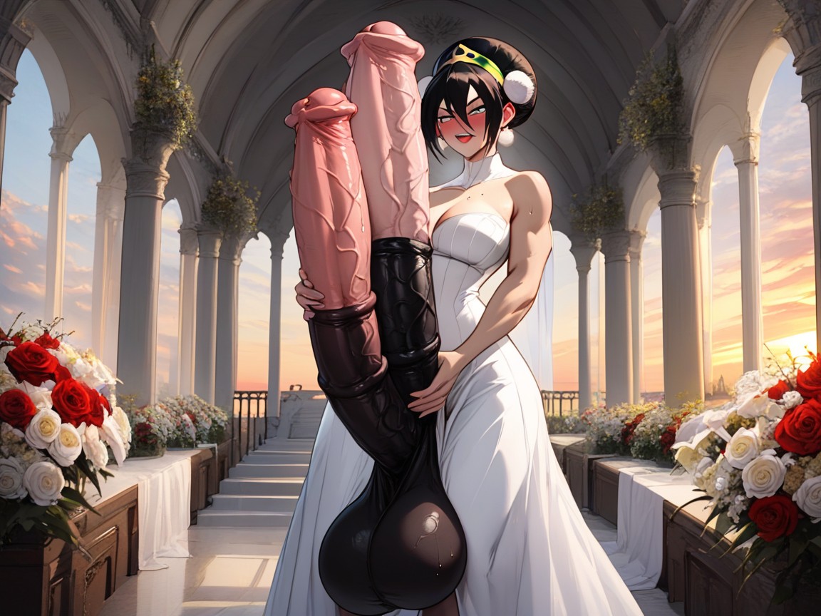 Wedding, Multiple Penis, Multicock Shemale AI Porn
