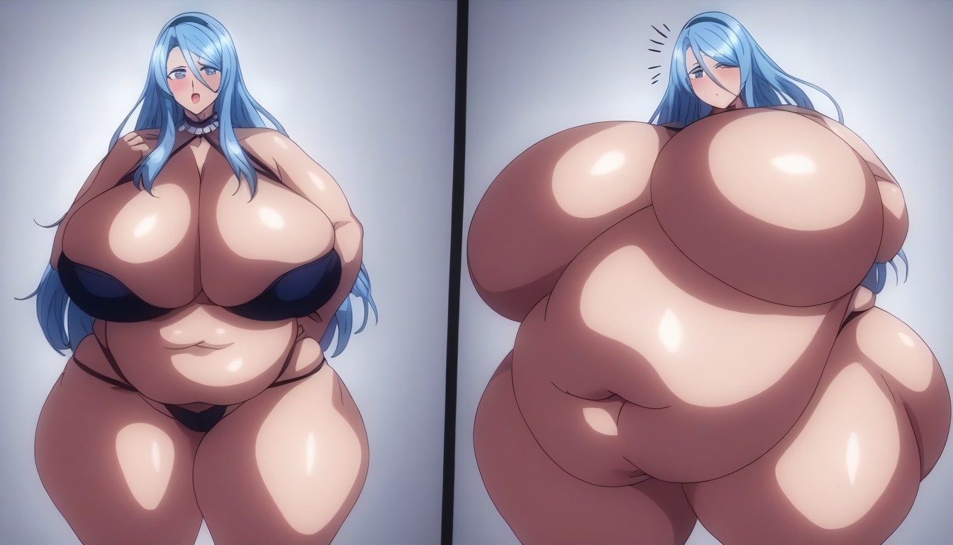 Multiple Views, Cleavage, 18+ BBW AI Porn