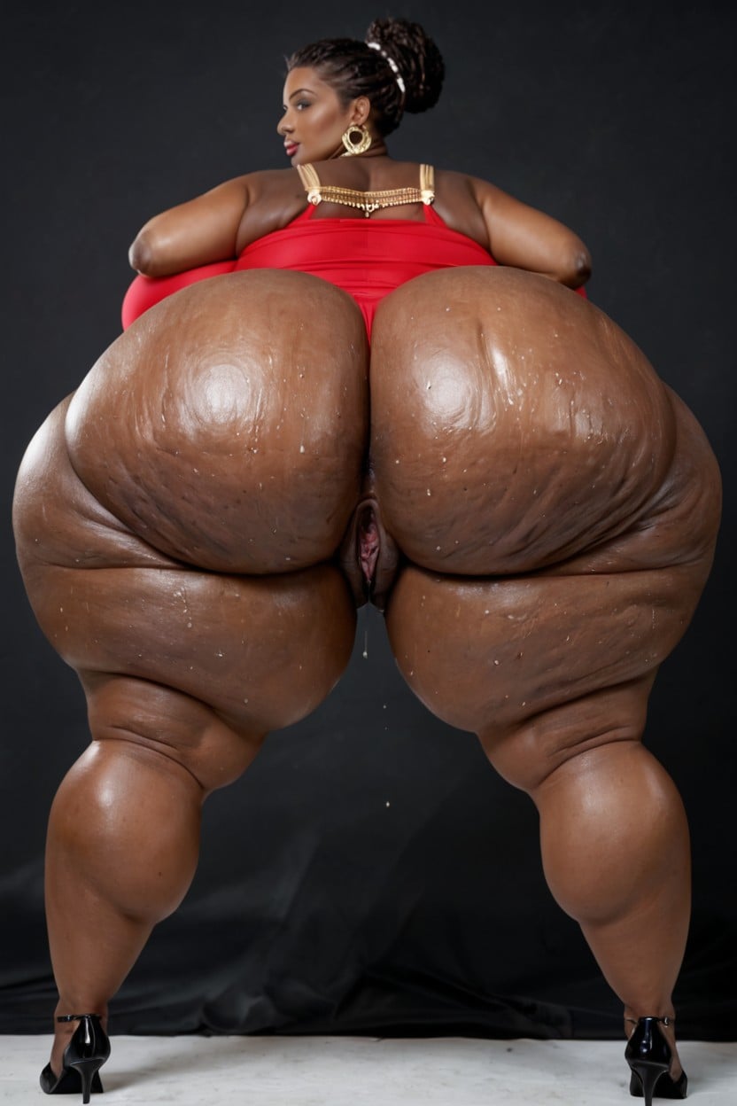 Hyper Obese, Massive Bbl, Hyper Swollen Pussy BBW AI Porn