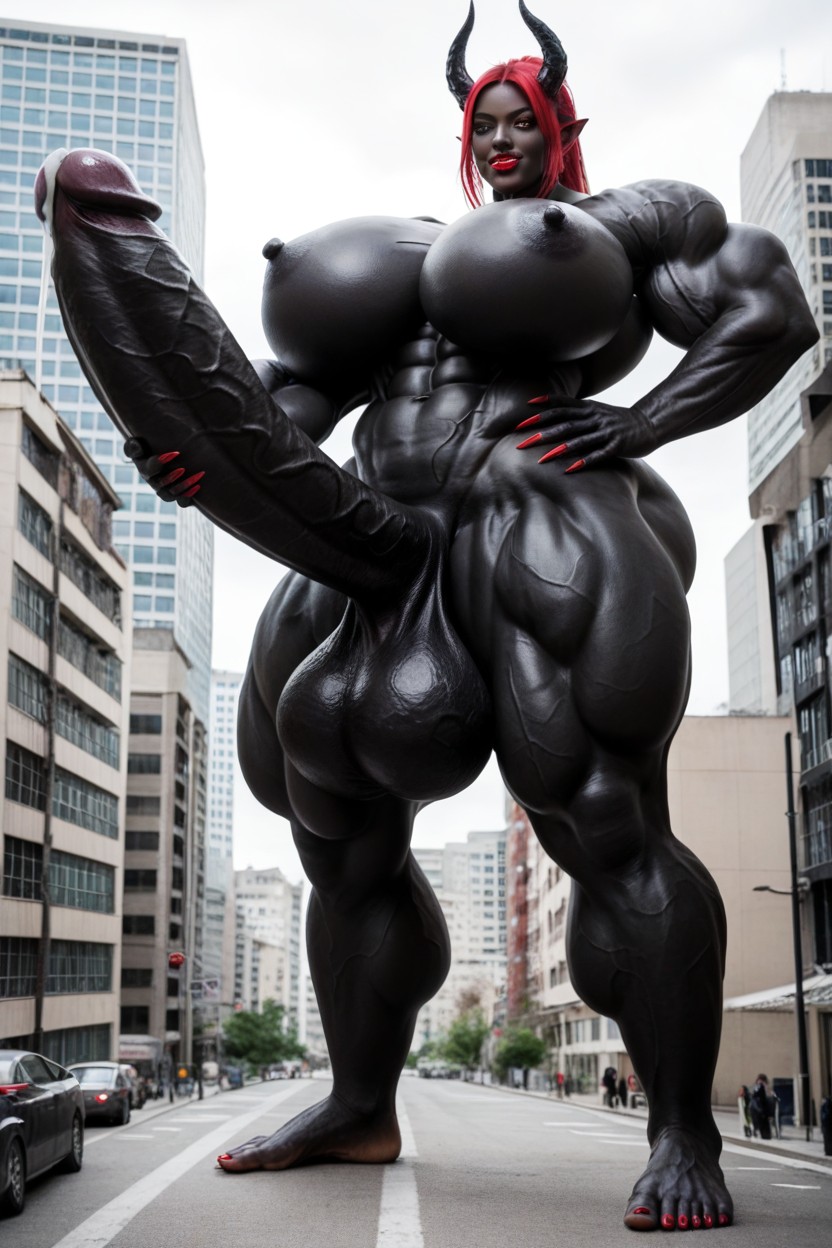 She Venom, Bigger Than City, Vagina ニューハーフAIポルノ