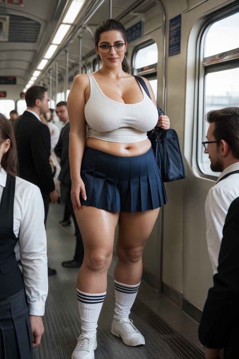 White Sneaker, Horny, Thick AI Porn