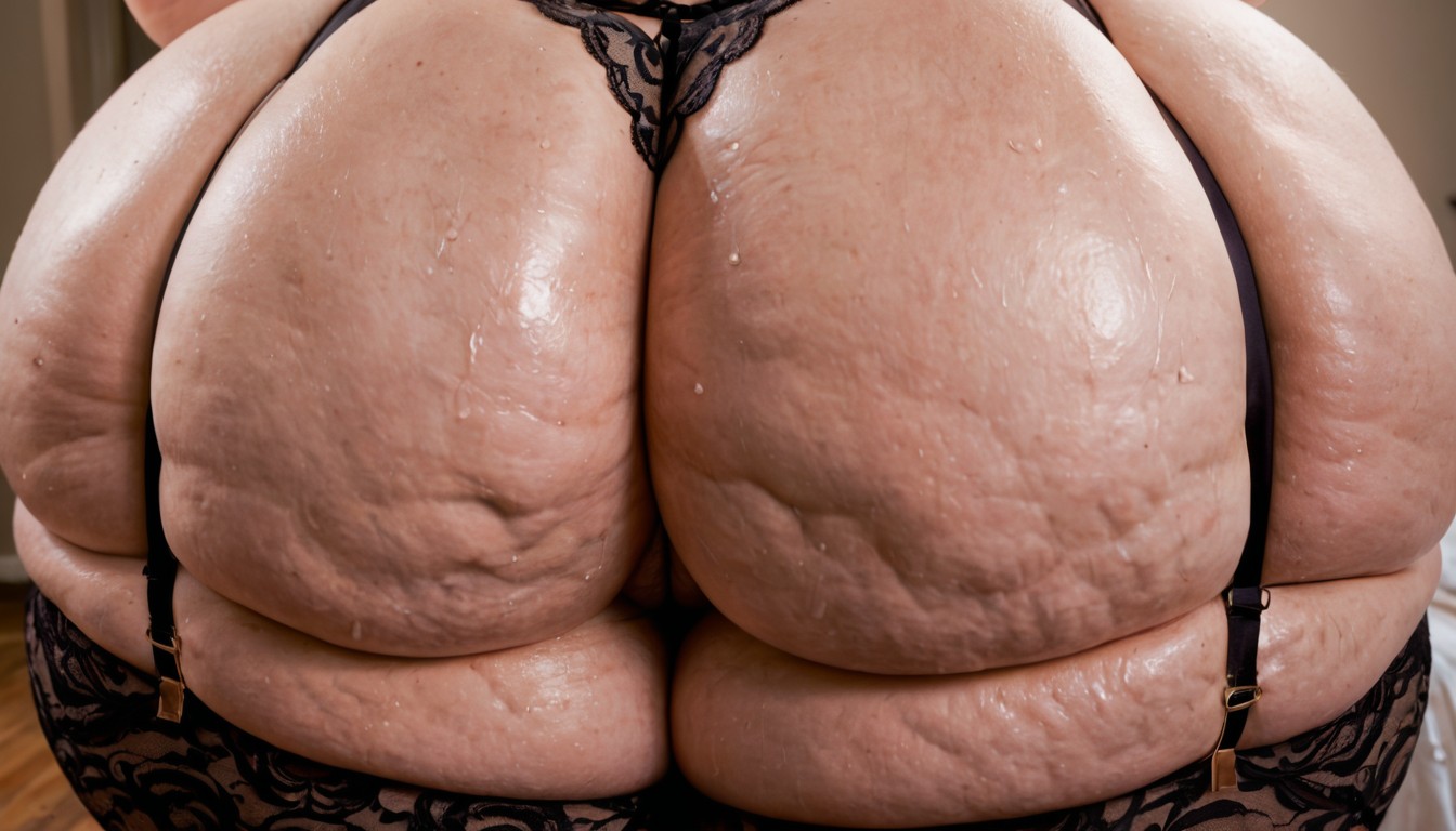Butt Implants, Overly Round Fake Ass, Butt Lift Fake Booty BBW AI Porn