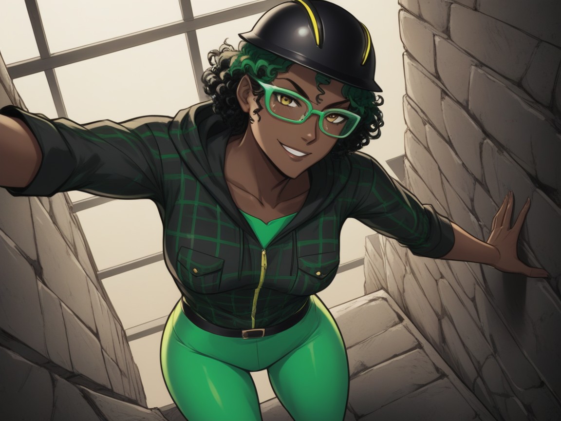 One Woman, Wide Proportionate Waist, Squared Chest Width Hentai AI Porn
