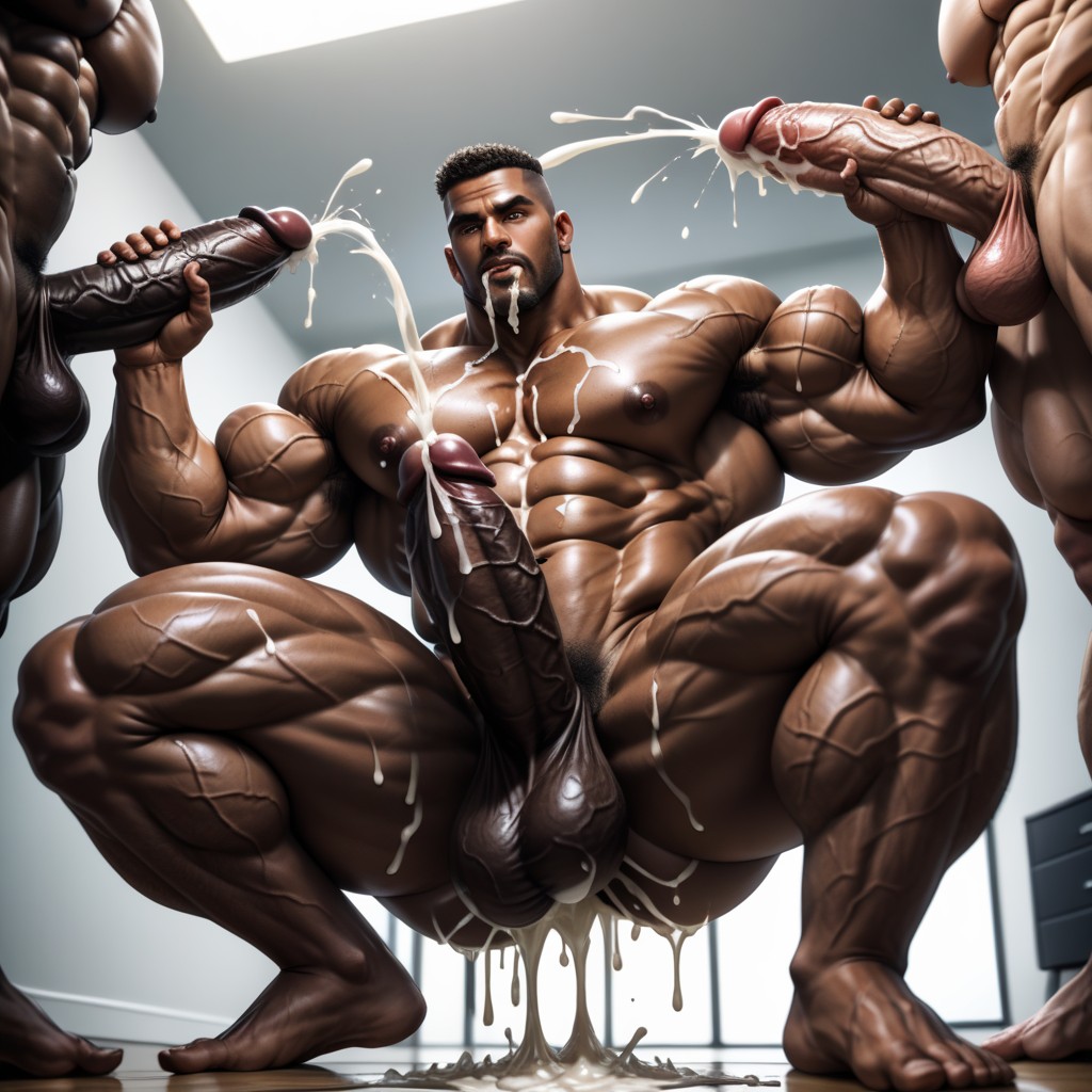Long Cock, Gallons Of Cum, Veiny Chest AI Gay Porn