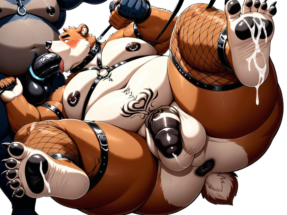 Dark Cock, Thick Cock, Shackles Furry AI Porn