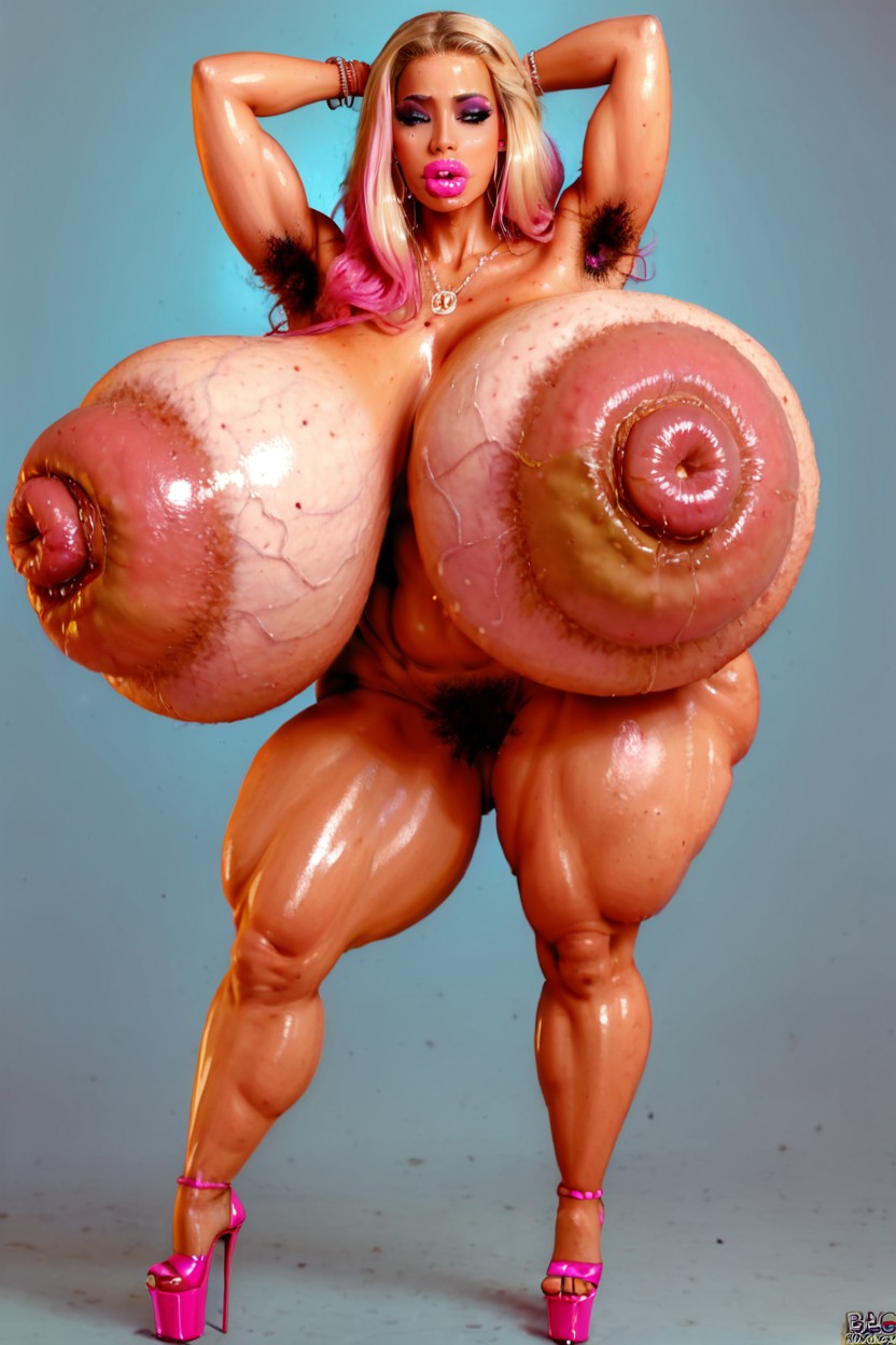 Vello Púbico, Huge Areolas, Award Winning Photo Porno BBW IA