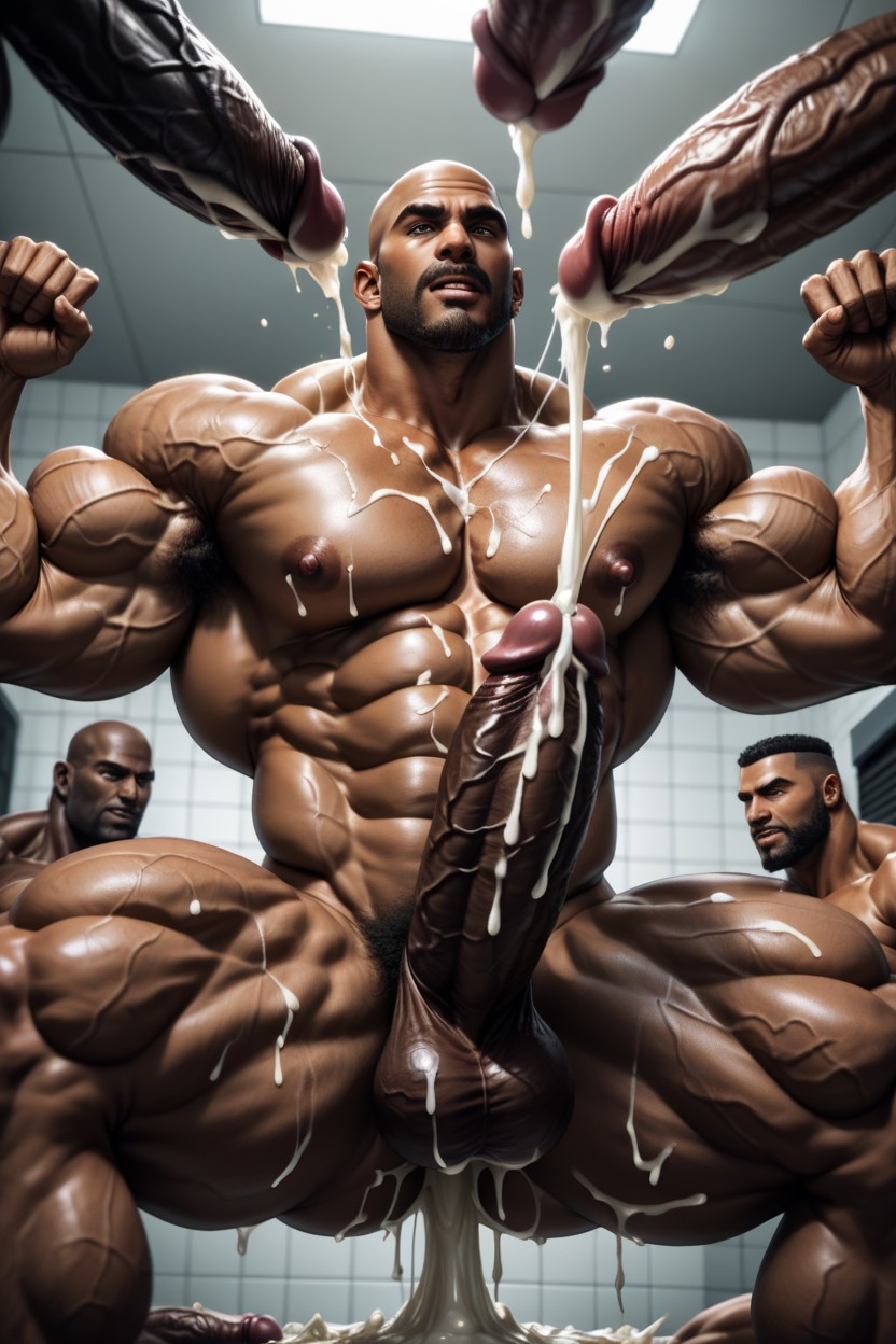 Gigantic Erection, Long Cock, Thick Cock AI Gay Porn