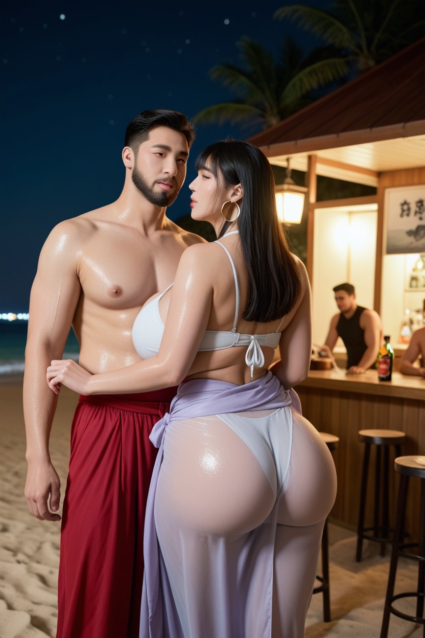 In The Afternoon, Huge Breasts, Plump Body Asian AI Porn