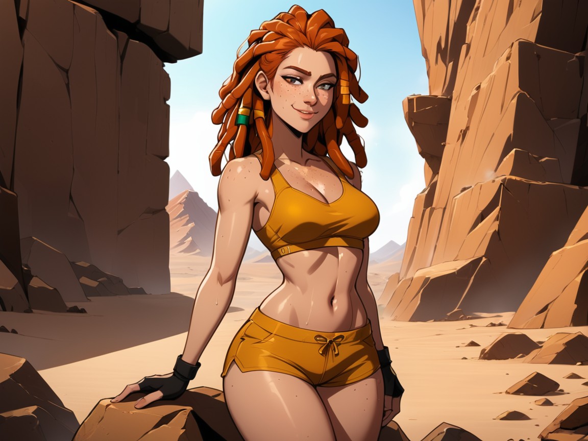 Nsfw, Cotton Shorts, Rounded Wide Hips AI Porn