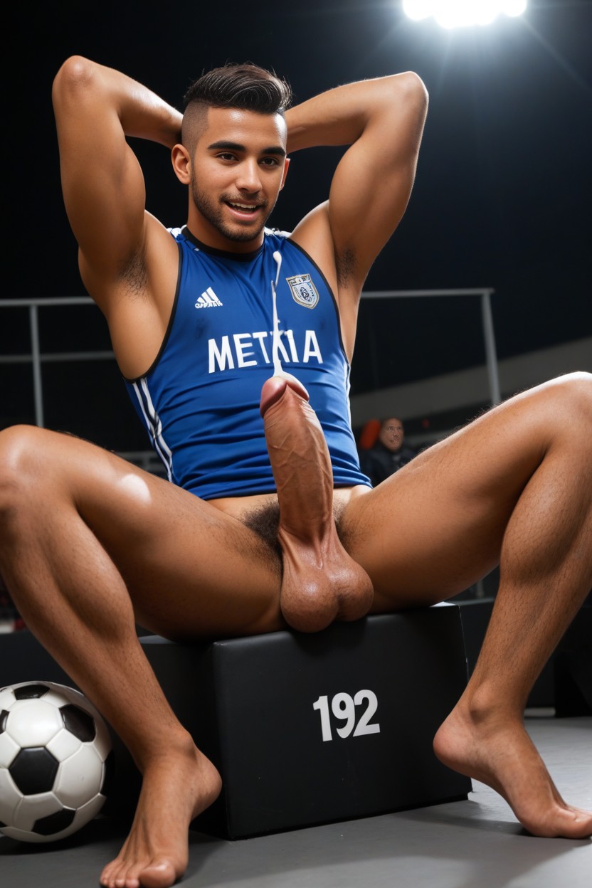 Full Body Restraint, Very Short Hair, Wide Angle AI Gay Porn