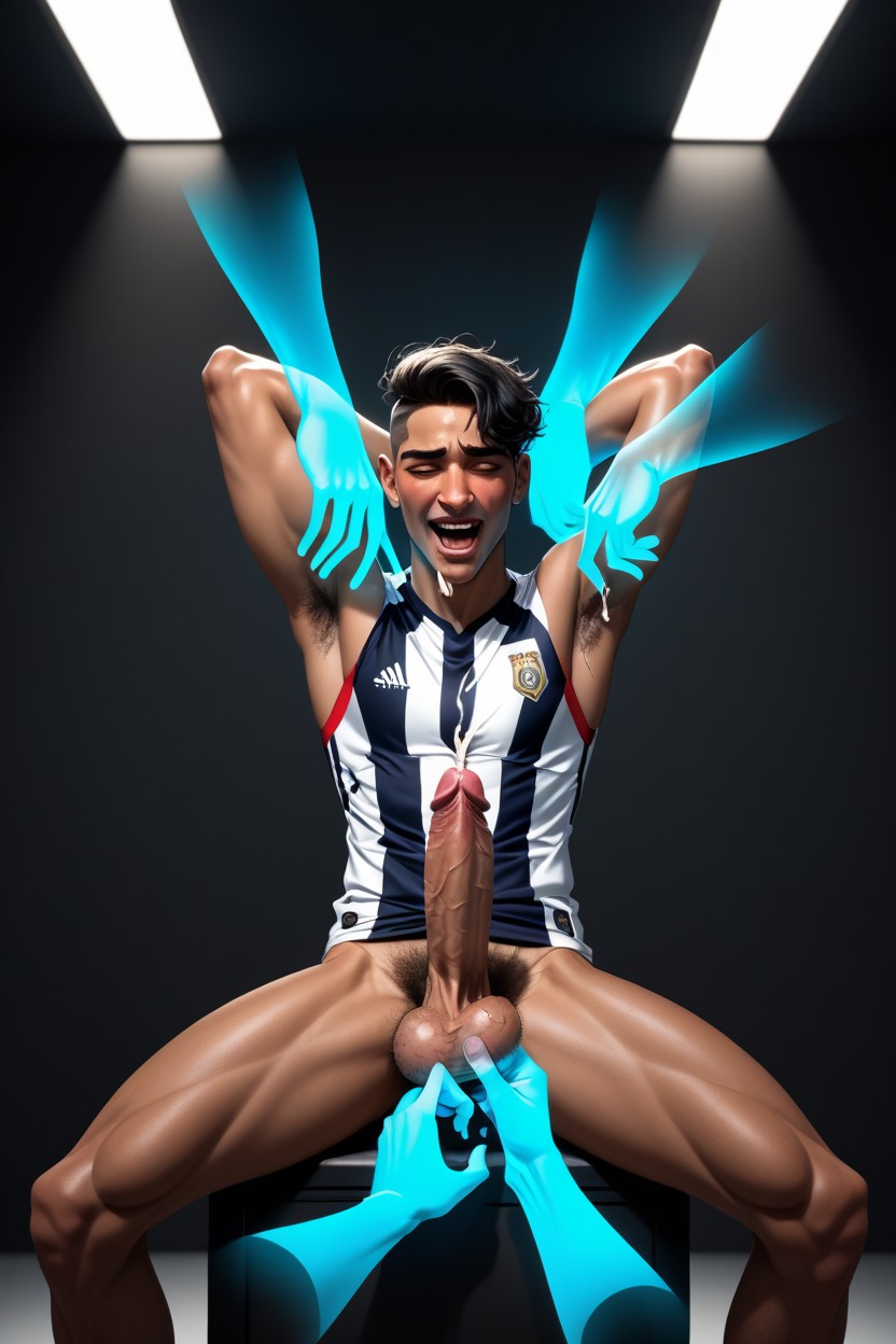 Ghost Handjob, Hands Grabbing His Balls, Low Balls Porno gay IA