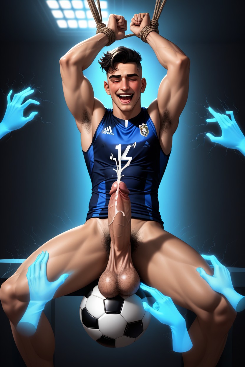 Small Ass, Orgasm, Brown Eyes AI Gay Porn